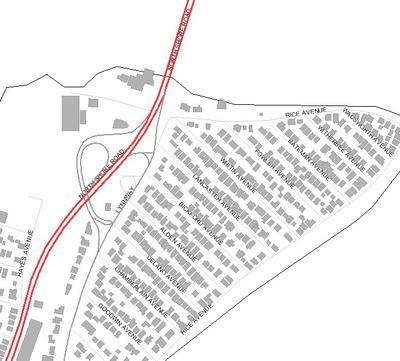 Locus Map Point of Pines North