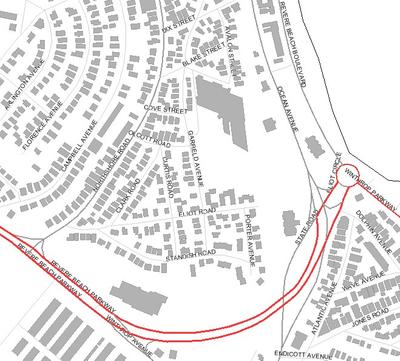 Locus Map Sales Creek East Branch