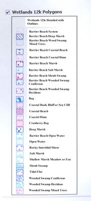 Wetland Map Key