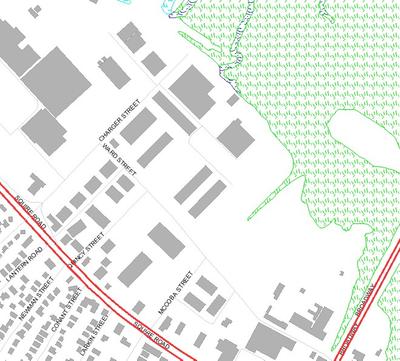 Wetland Resource Areas Brown Circle North of Route 107