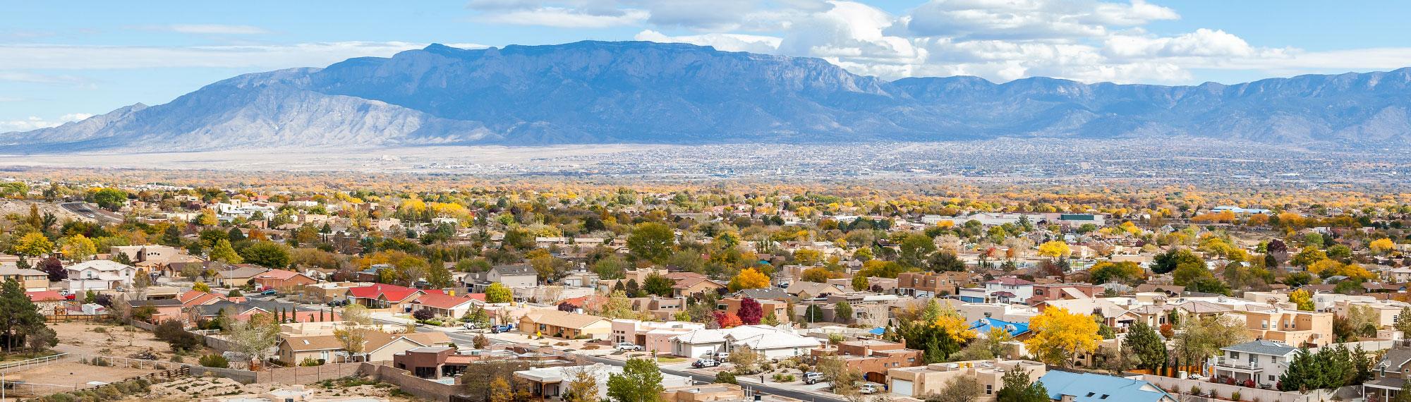 residential area of Albuquerque NM