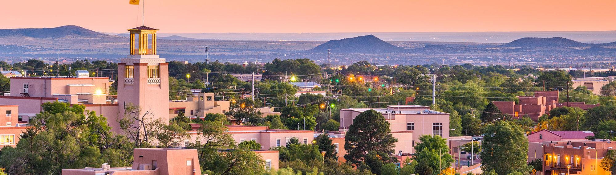 view of Santa Fe New Mexico