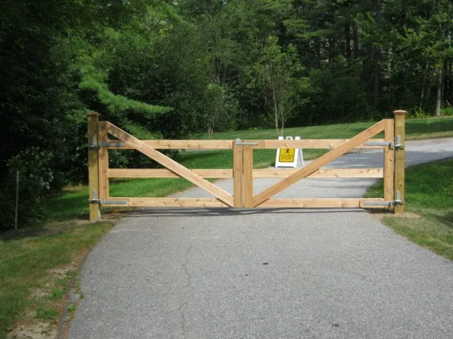 Cedar Board Double Gate