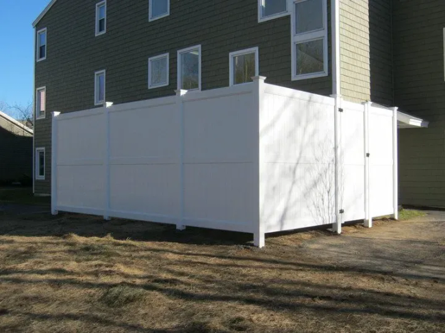 8' High Solid Board Privacy Fence