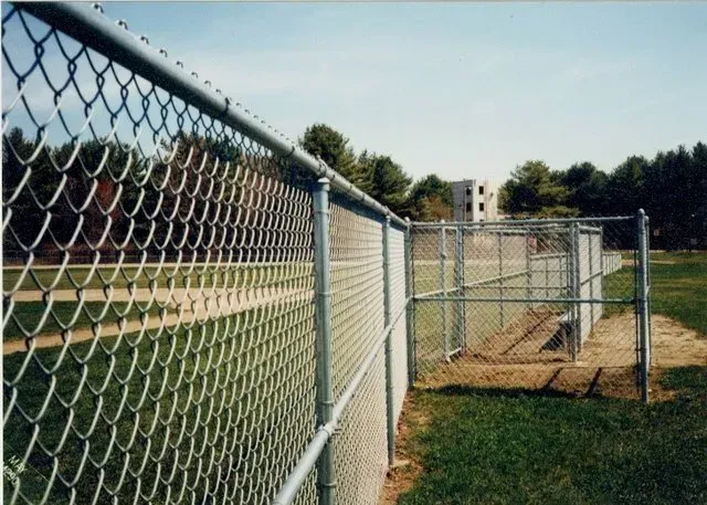 6' Chain Link Fence and Dugout