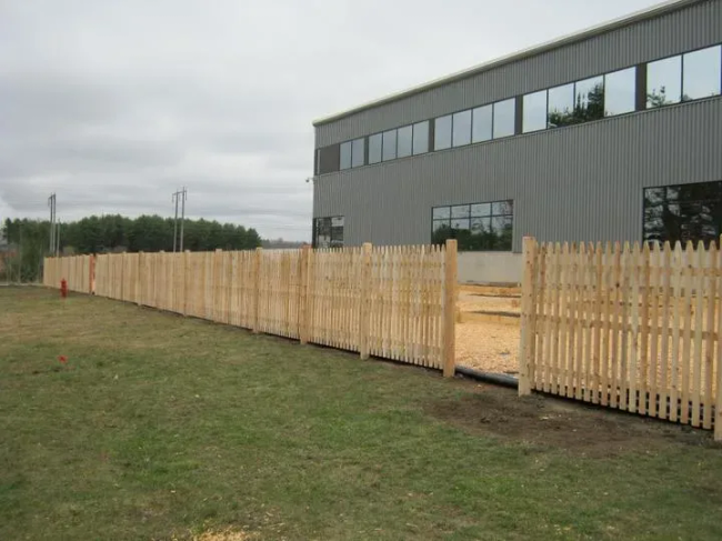 5' Spaced Stockade Picket with Rounded Posts
