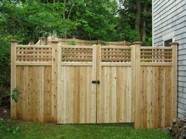 6'Board & Vertical Lattice with Matching Double Gate
