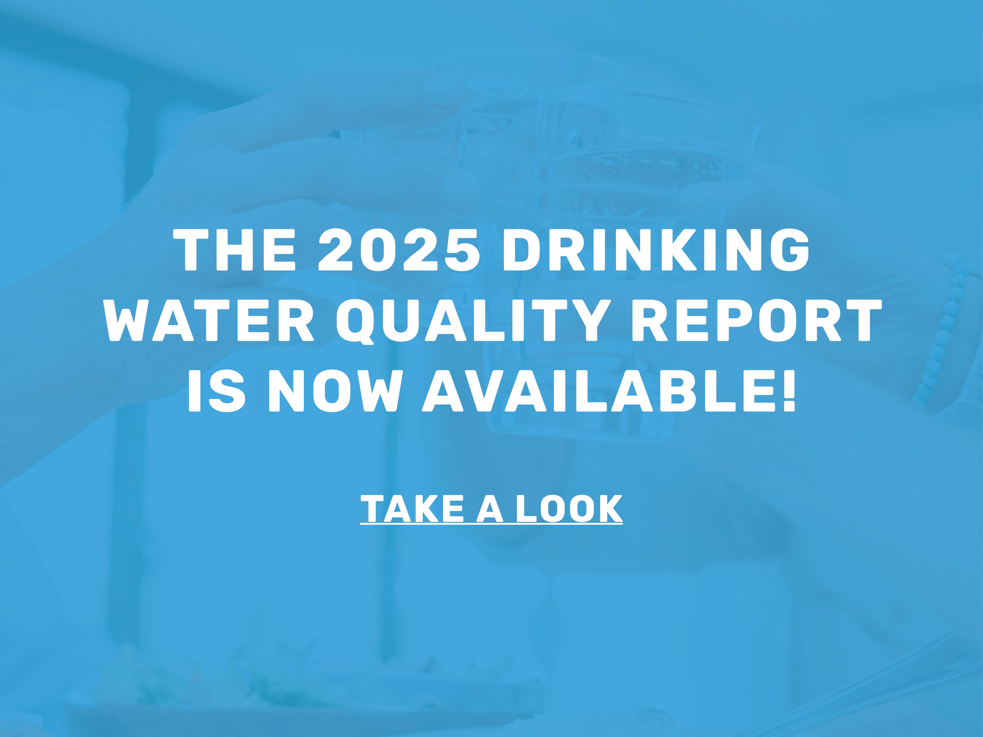 Drinking Water Report Banner