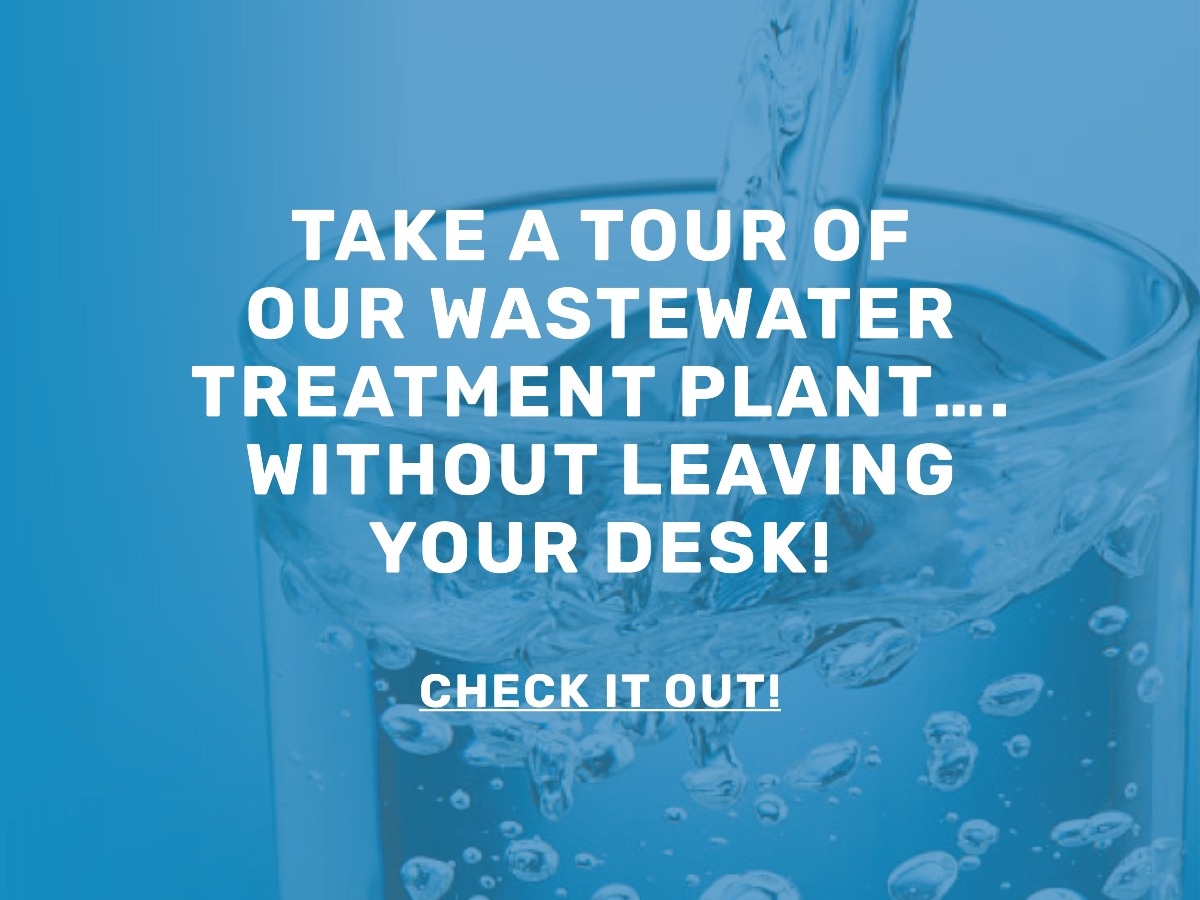 View the wastewater treatment plant banner
