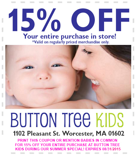 Button Tree Kids Summer 2015 coupon