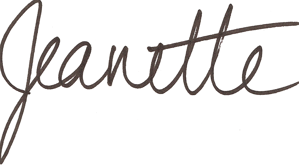 Jeanette signature