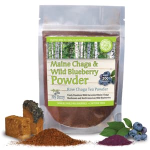 chaga and wild blueberry face and body bars made locally in maine