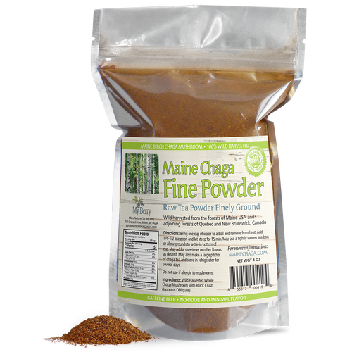 Maine Chaga Fine Powder