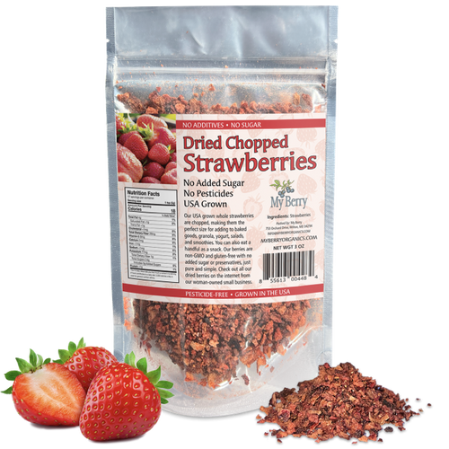 Dried Chopped Strawberries