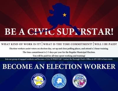 Election Worker Recruitment Poster