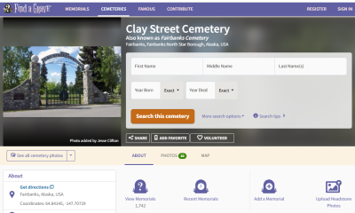 Find a Grave Website