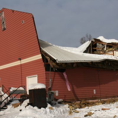 Building after fire