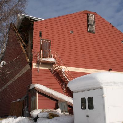 Building after fire