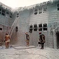 Three firefighters