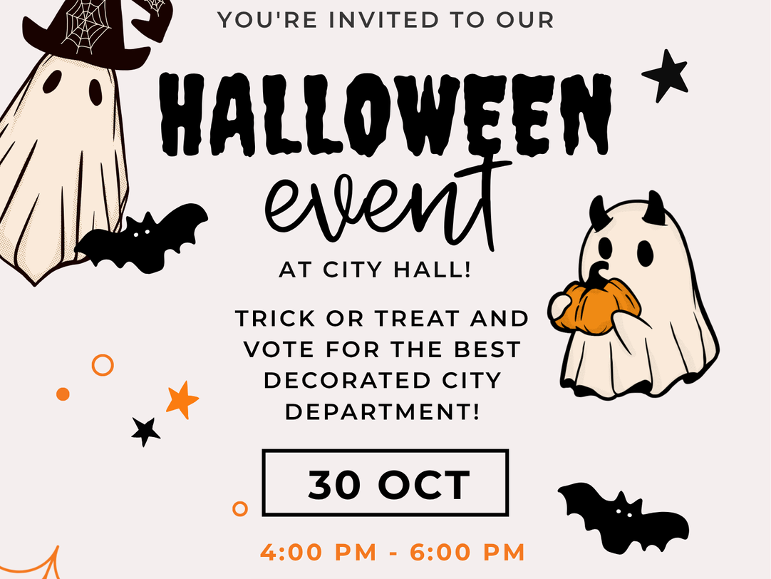 Halloween event flyer