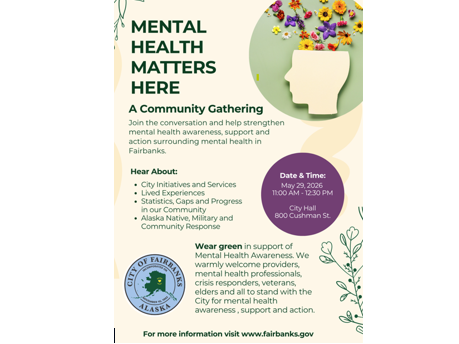 Mental Health Awareness Community Gathering