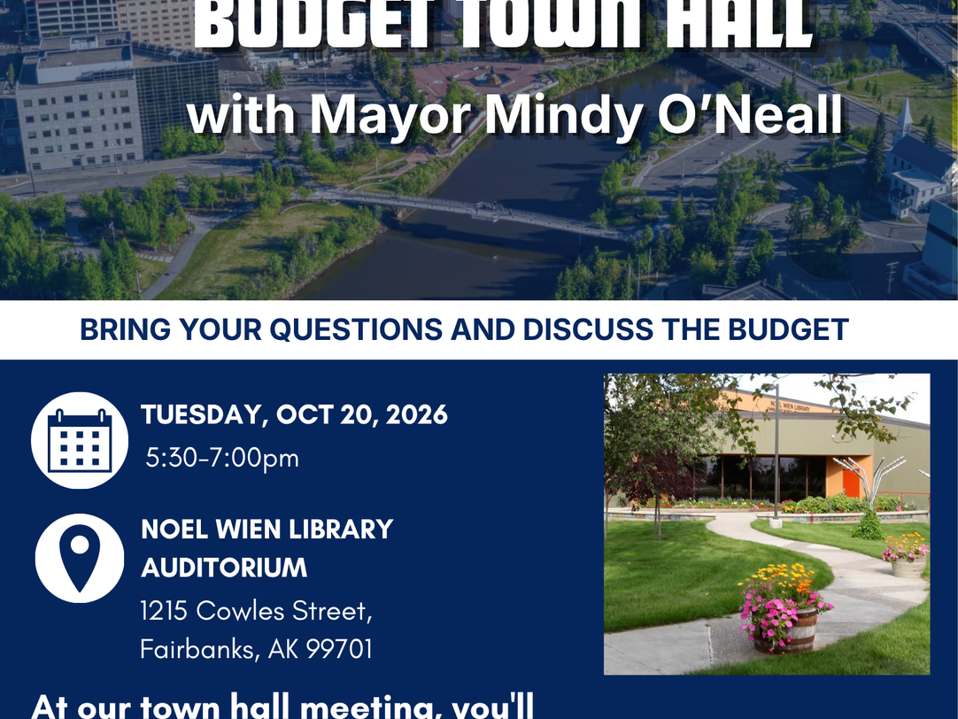 Budget Town Hall flyer