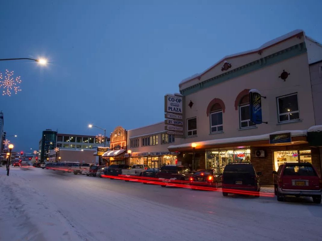 Downtown Fairbanks storefront