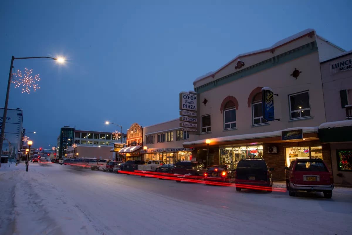 Downtown Fairbanks storefront
