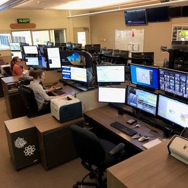 Desks with Computers