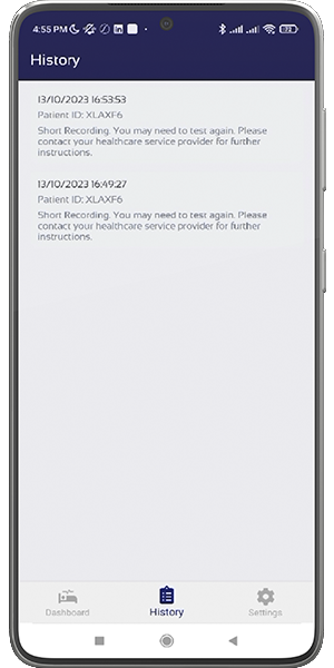 finish recording screen on an android