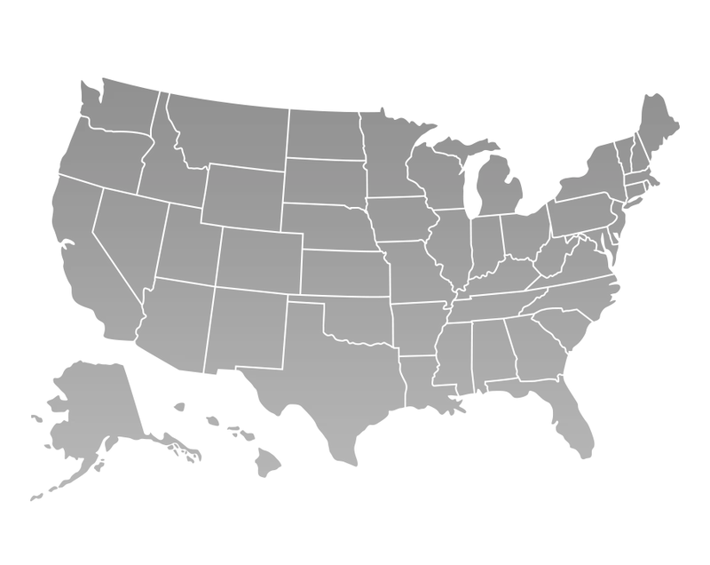 A map of the united states