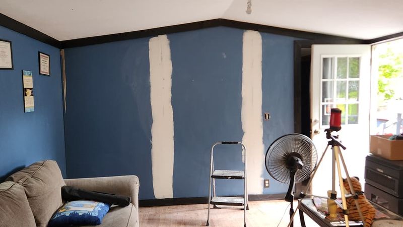 wall prepared for mural