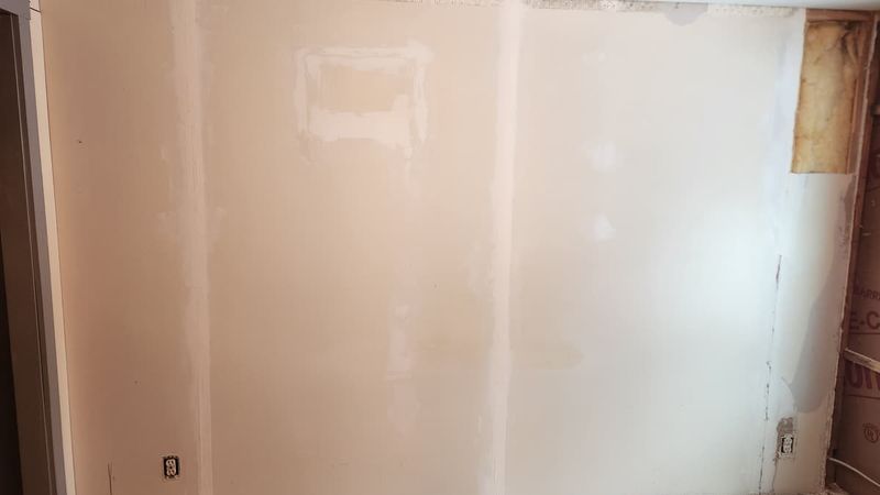 wall prepared for mural