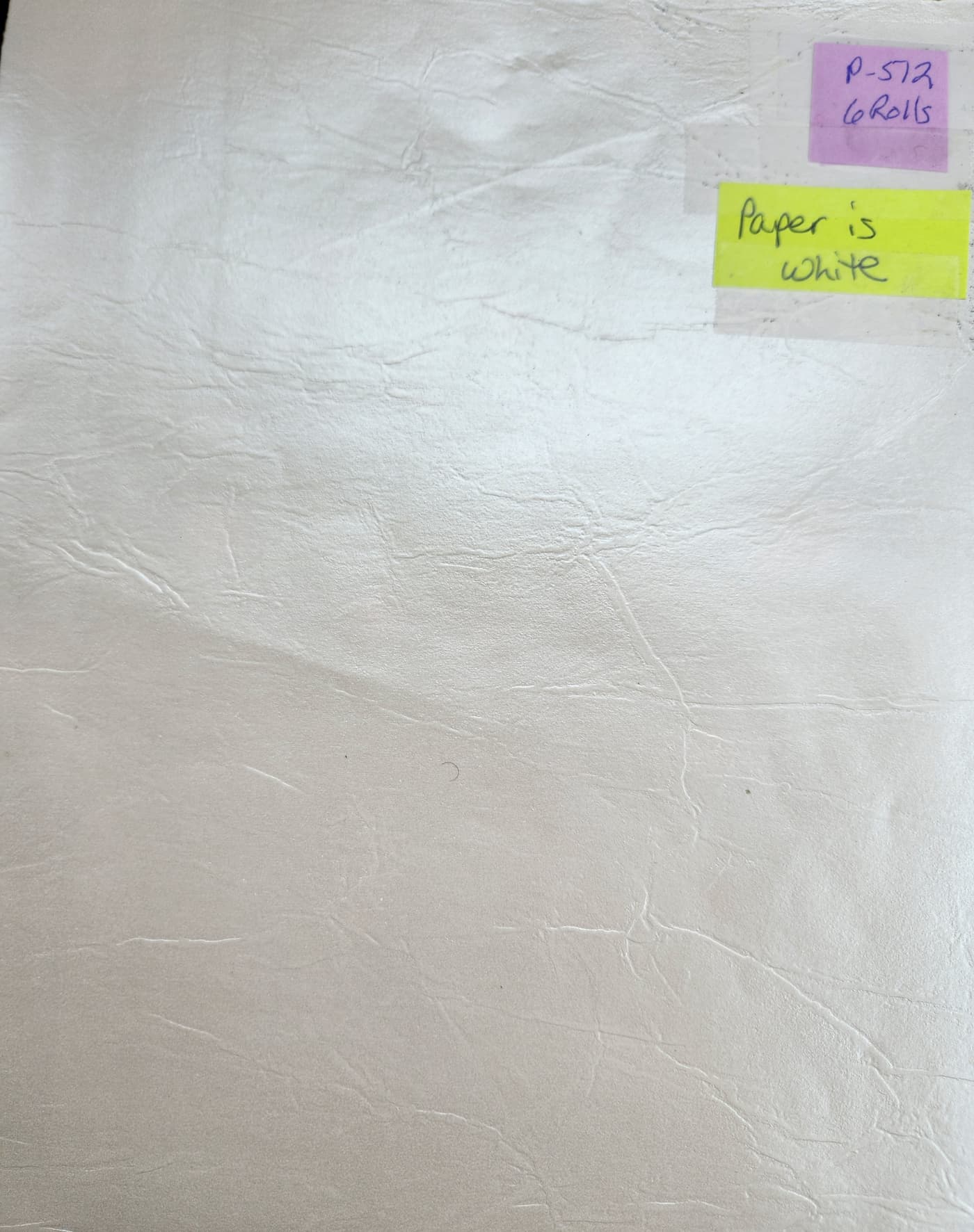 PAPER IS WHITE