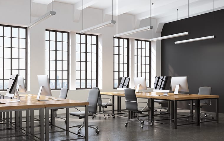 interior view of an empty office in richland county south carolina