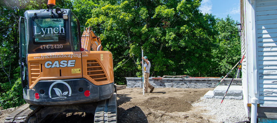 Workers on the site