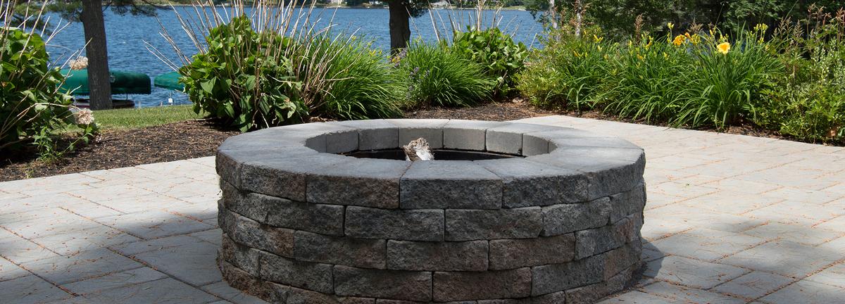 Stone fire pit