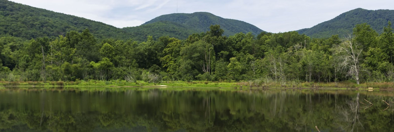 View of mountains and a lake