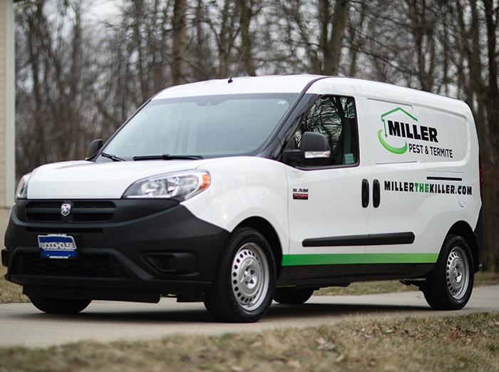 miller pest & termite service vehicle