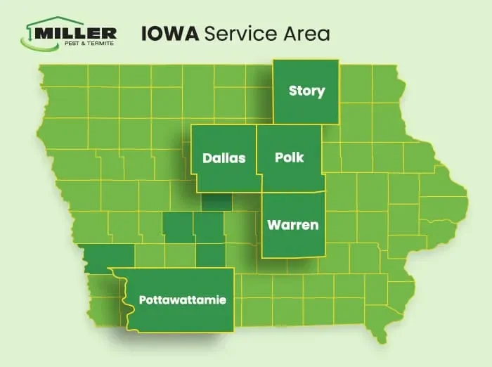 miller's iowa service area