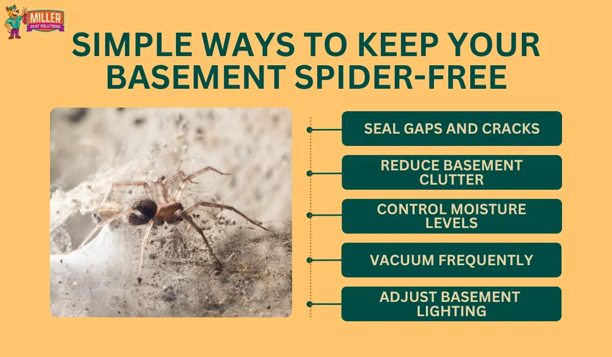 ways to keep basement spider-free