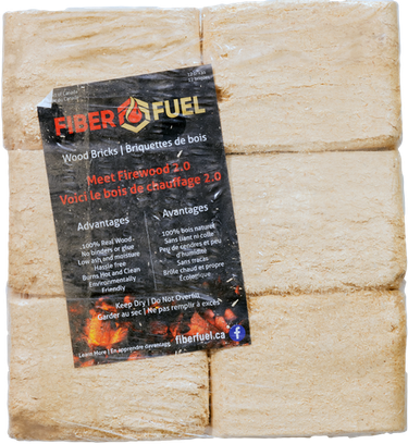 Fiber Fuel Bricks