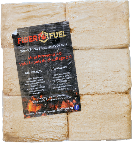 Fiber Fuel Bricks