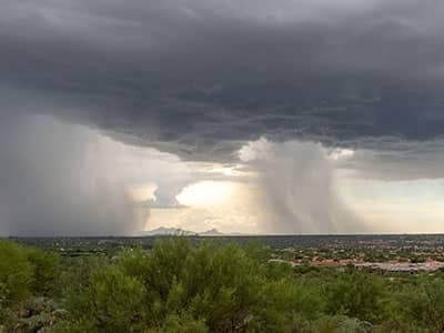 monsoons in arizona in september