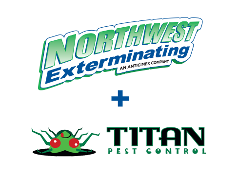 northwest exterminating and titan pest control logos