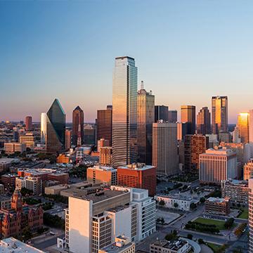 image of dallas skyline