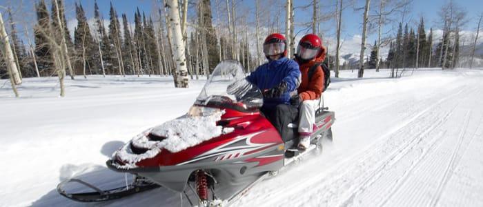 Snowmobiling