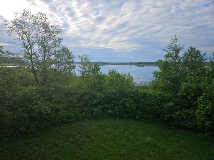 Observation tower Spring view