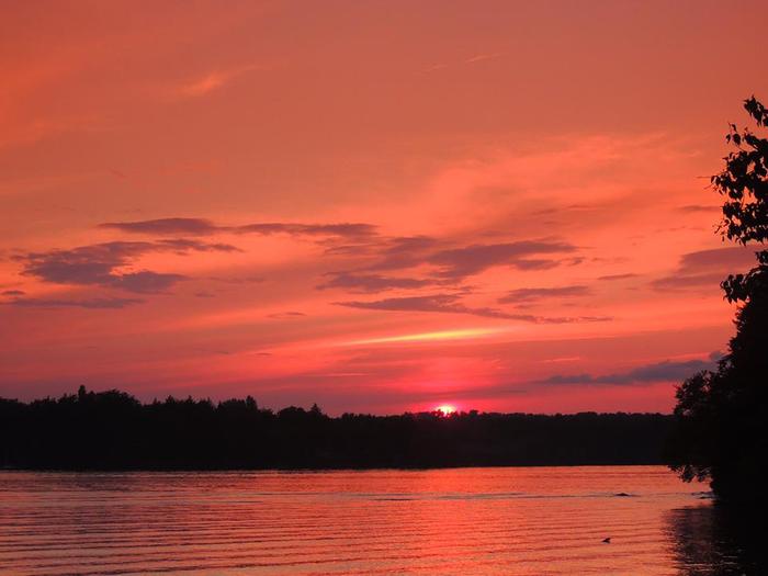 Sunrise over Cranberry Lake (Credit: Clifton-Fine ADK)