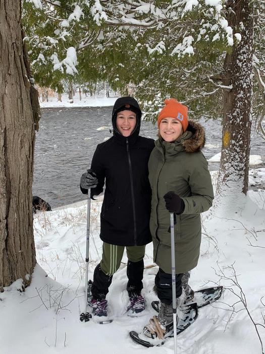 Snowshoers with ADK Laurentian 1/14/2023 (Credit: Blair F. Madore)